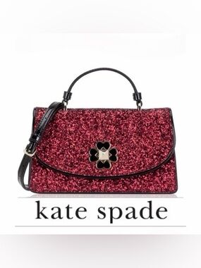 ‼️Kate Spade Odette Glitter Mini Top Handle Crossbody Bag